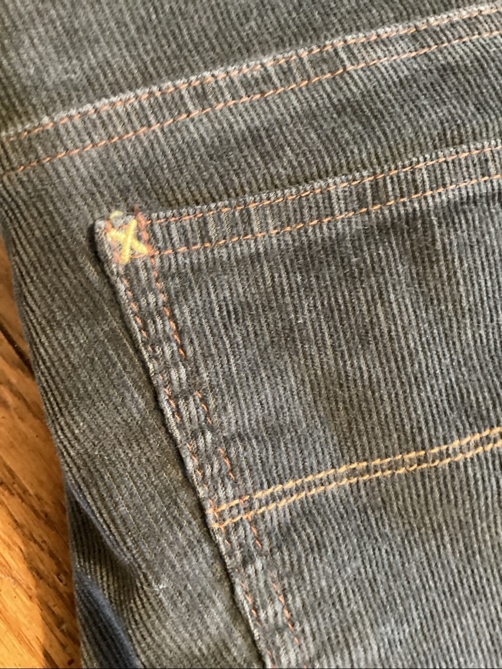 Ralph Lauren vintage Polo Jeans Co. dark gray corduroy pants. Women’s size 6x32 - Picture 16 of 16